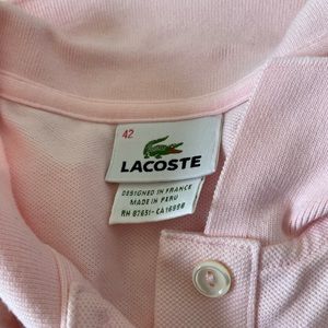 Lacoste Pink Polo